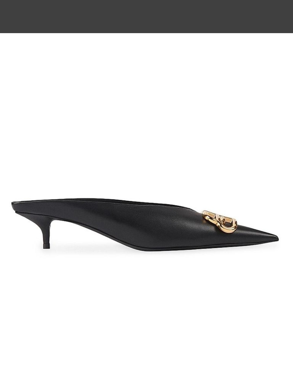 BALENCIAGA Square Knife Mules Sz 37